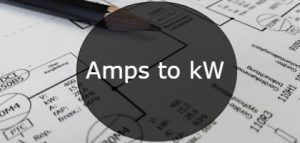 amps to kw-min