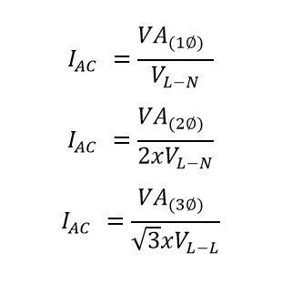 Transformer Kva To Amps Chart