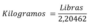 Libras a kilos convertidor - calculadora online🍶