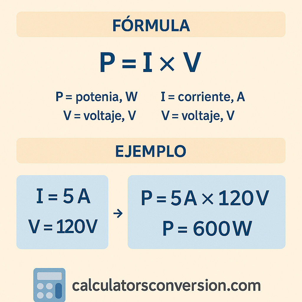 Calculadora De Amperios A Watts Online Gratis Y Rapida para instalaciones eléctricas eficientes