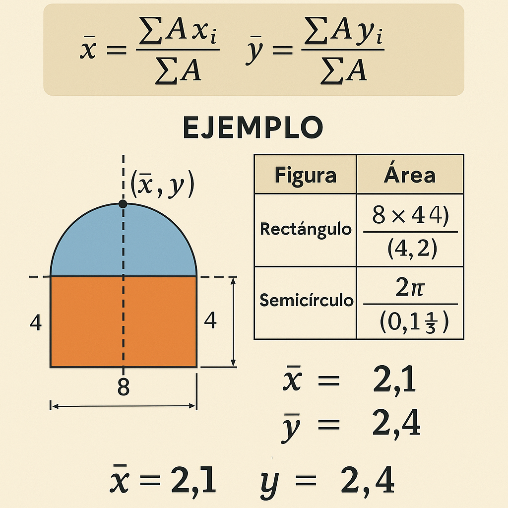 Calculadora de centroide de figuras compuestas planas facil: guía rápida