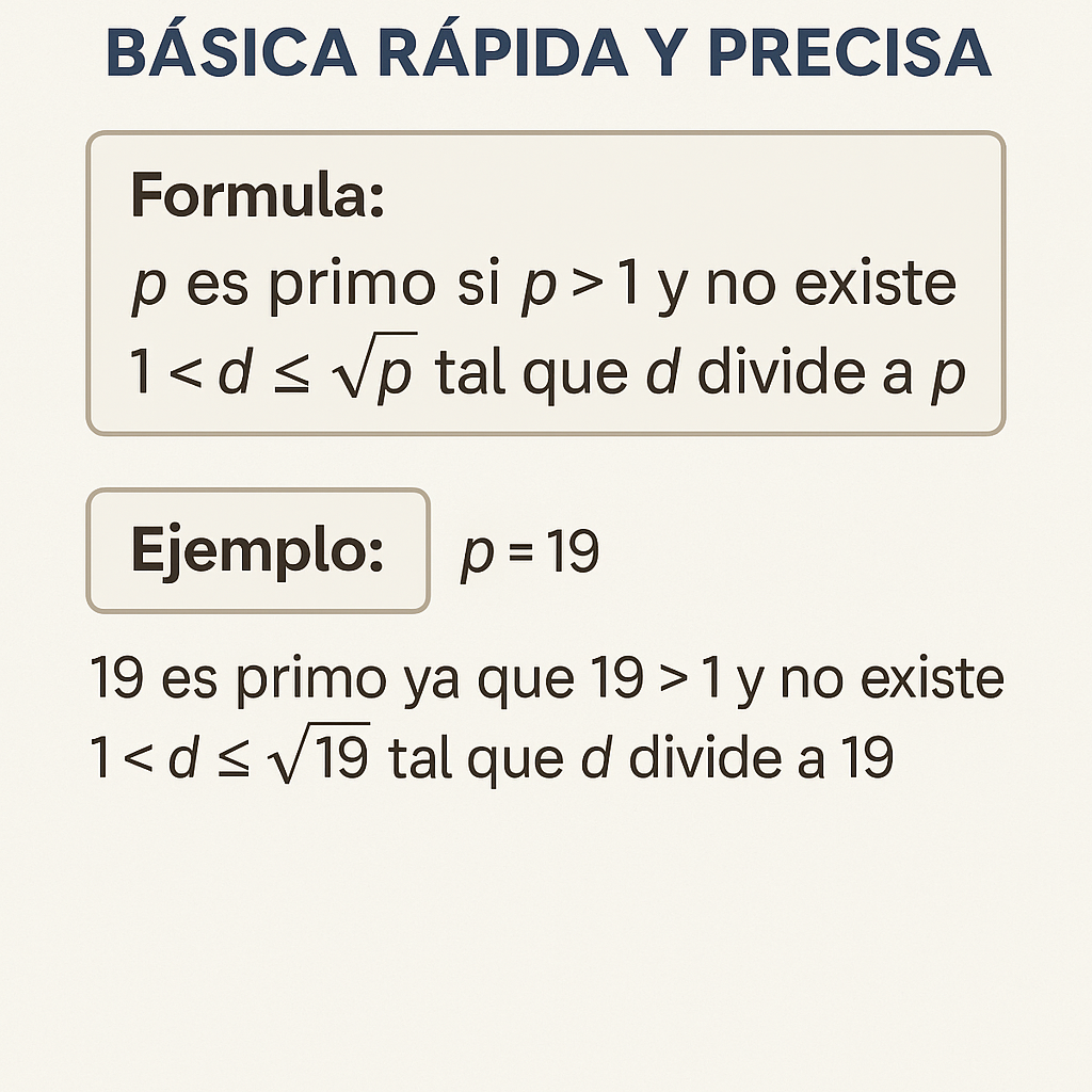 Calculadora de prueba de primalidad básica rápida y precisa para números grandes