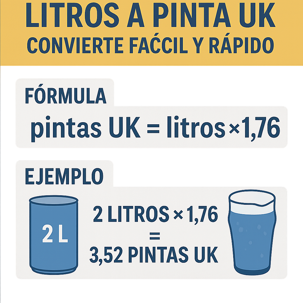 Calculadora Litros A Pintas Uk Convierte Facil Y Rapido guía práctica y precisa