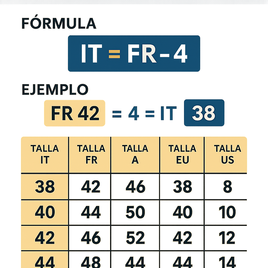 Calculadora Tallas Formales It Fr A Eu Us Rapida Y Gratis para elegir tu talla perfecta