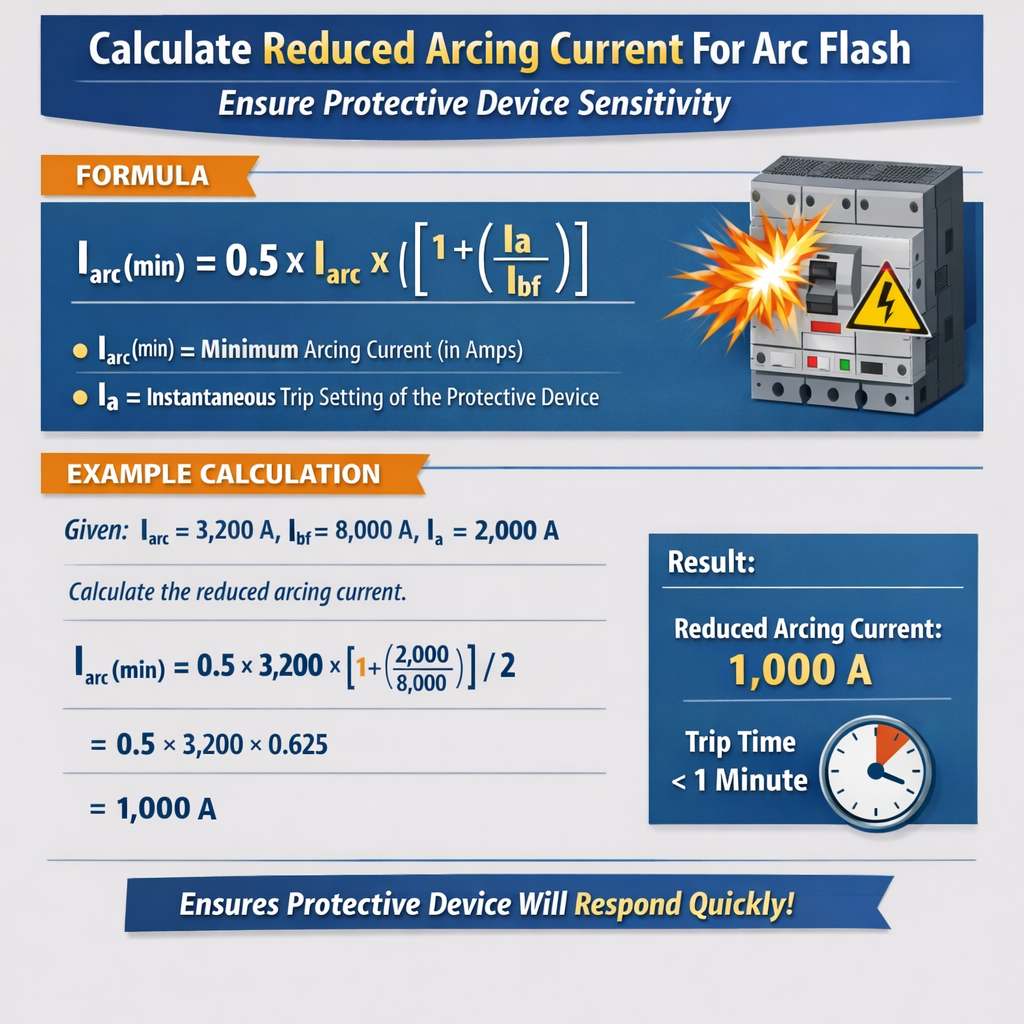 Calculate Reduced Arcing Current For Arc Flash Ensure Protective Device Sensitivity In Minutes