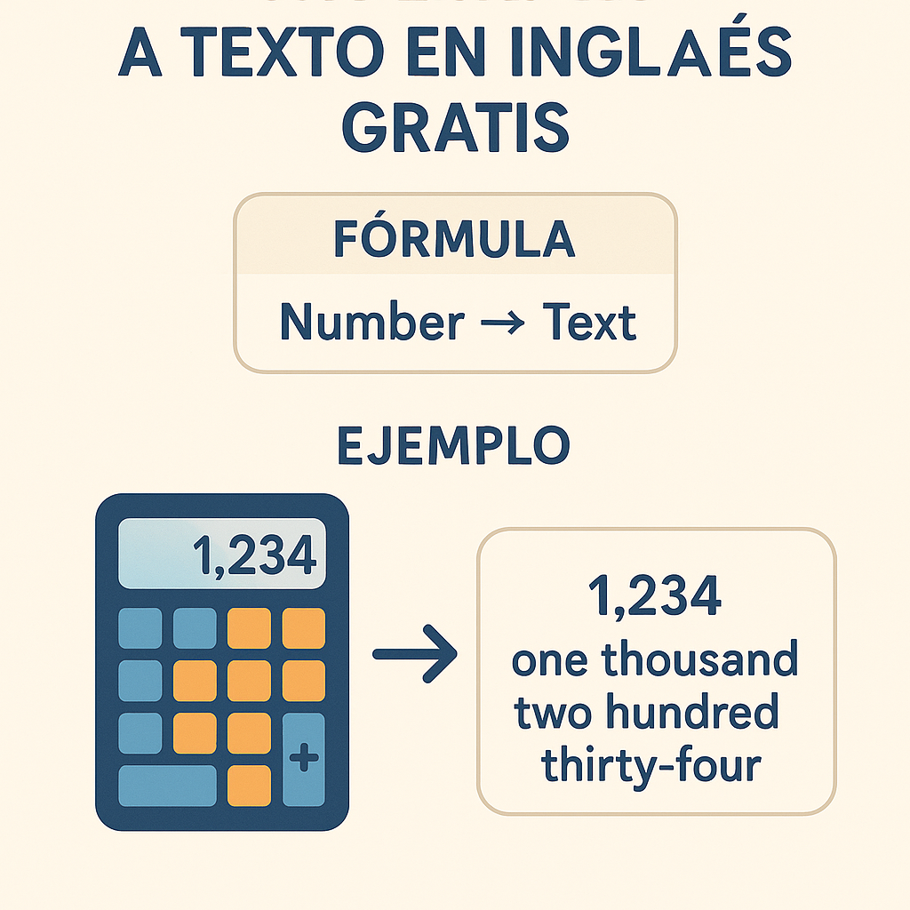 Calculator Convertidor De Numeros A Texto En Ingles Gratis para uso inmediato