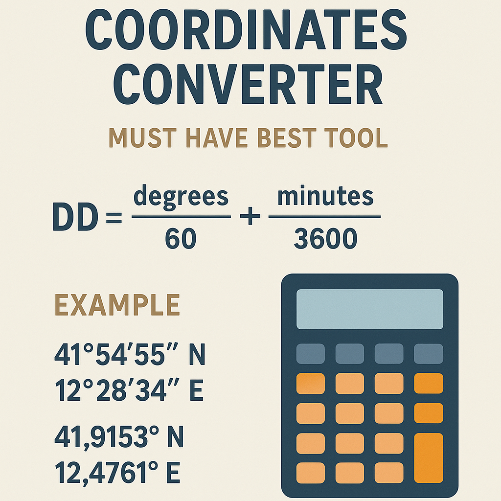 Calculator Coordinates Converter Must Have Best Tool for Accurate GPS Conversion