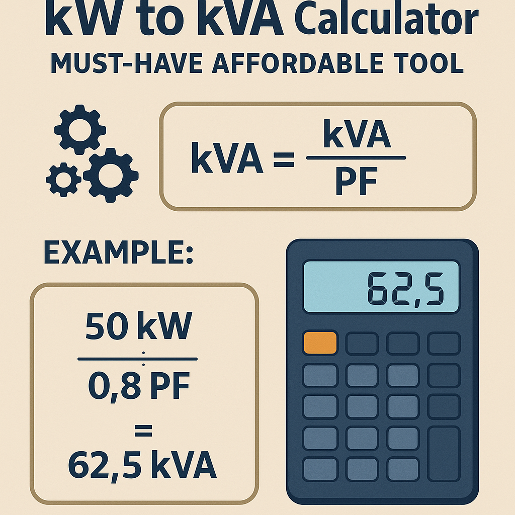 Calculator Kw To Kva Calculator Must Have Affordable Tool for Accurate Conversions