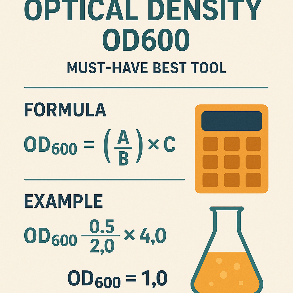Calculator Optical Density Od600 Must Have Best Tool for Accurate Bacterial Growth