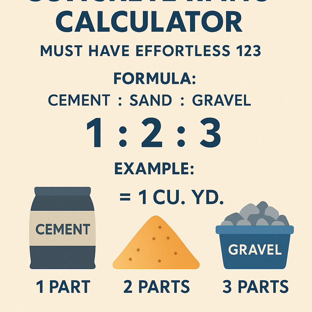 Concrete Ratio Calculator Must Have Effortless 123 for accurate mix planning