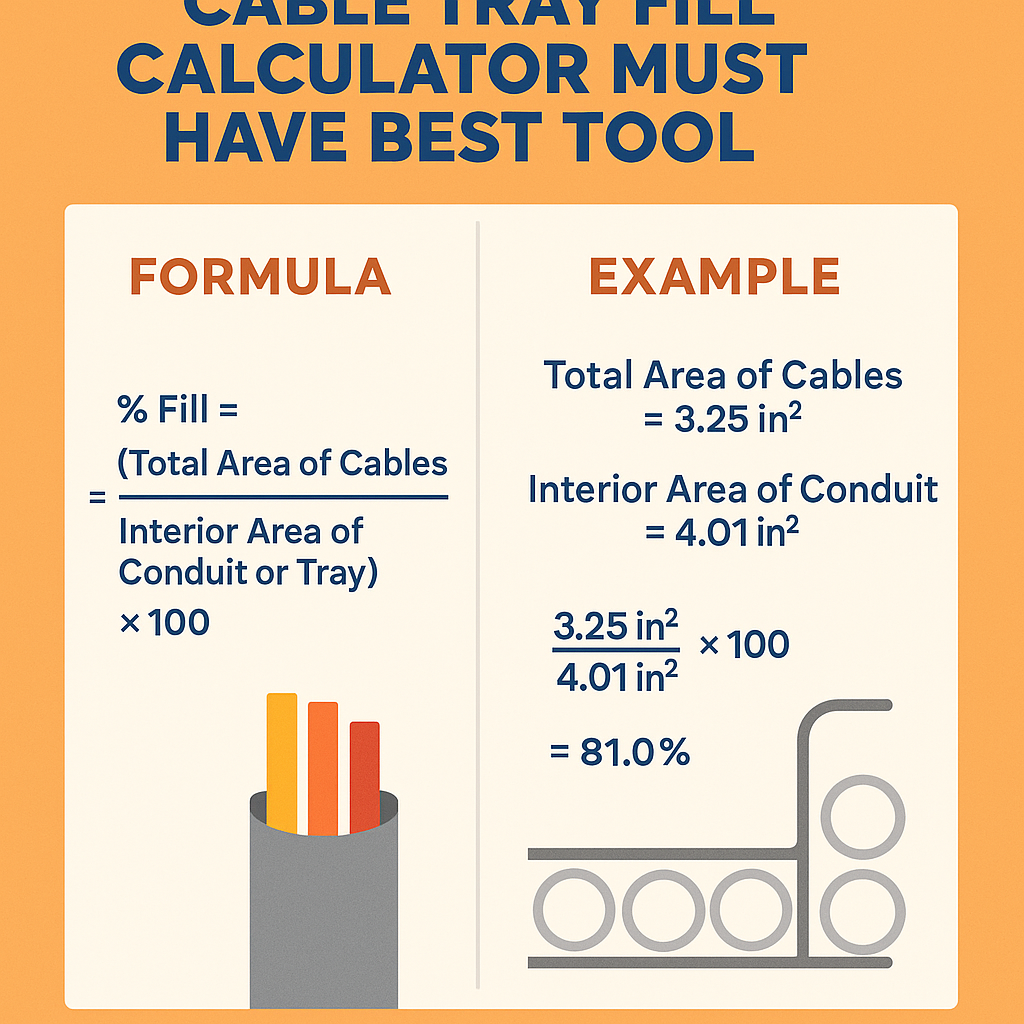 Conduit And Cable Tray Fill Calculator Must Have Best Tool for Accurate Planning
