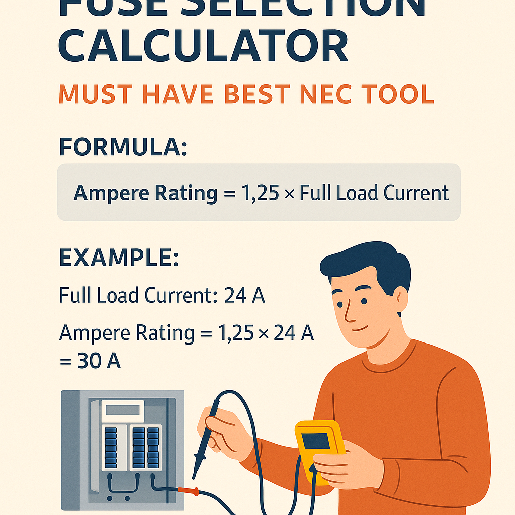 Fuse Selection Calculator Must Have Best Nec Tool for Accurate Circuit Protection