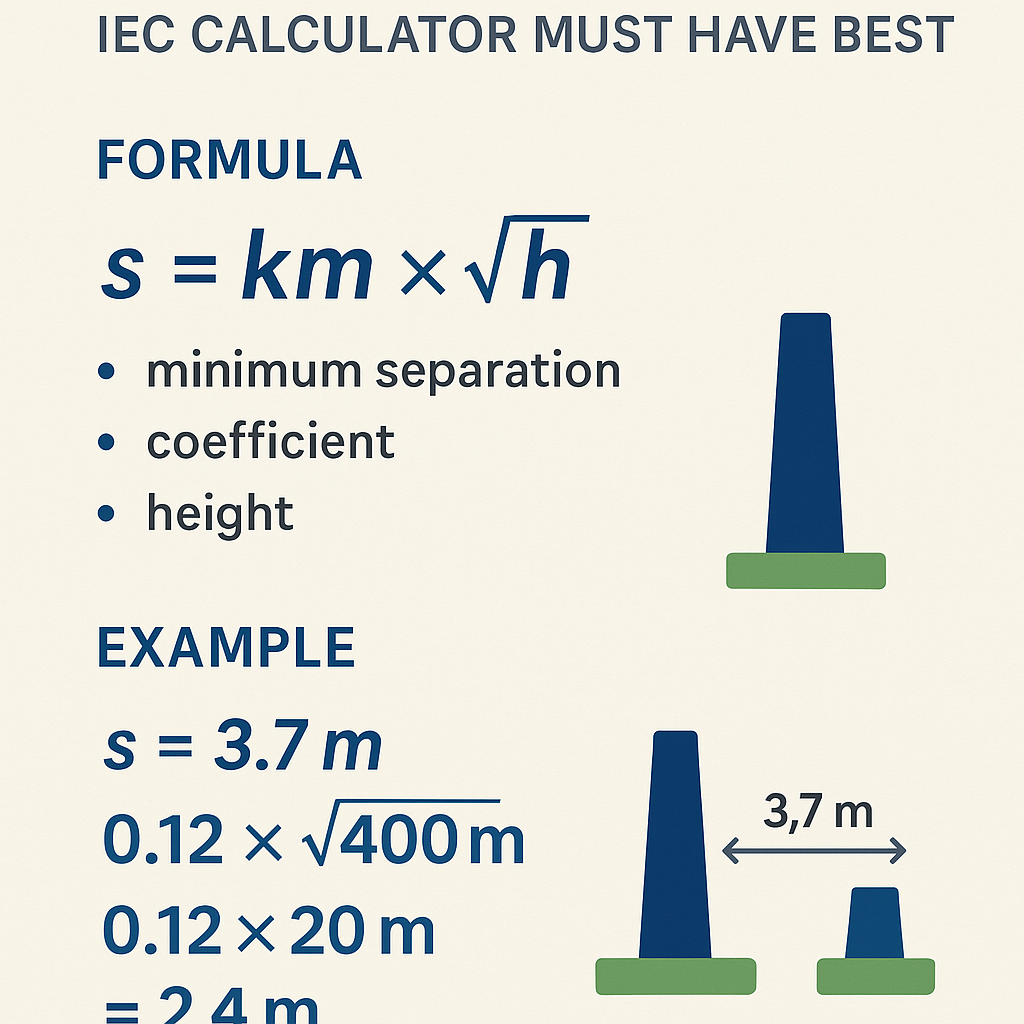 Minimum separation IEC calculator must have best features for compliance