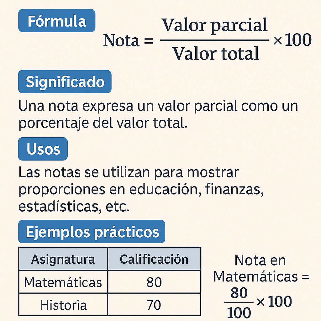 Nota Significado Usos Y Ejemplos Practicos: guía completa y ejemplos prácticos
