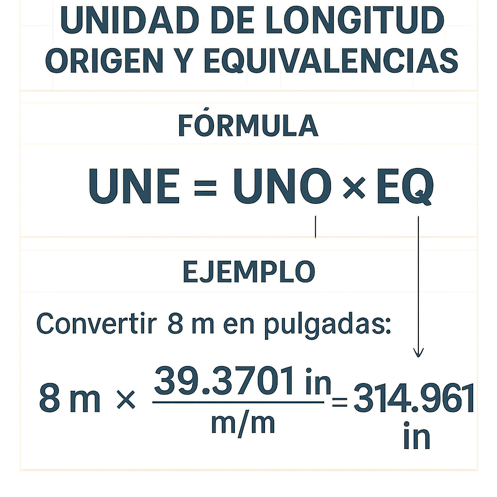 Nota Unidad De Longitud Origen Y Equivalencias: guía clara y práctica