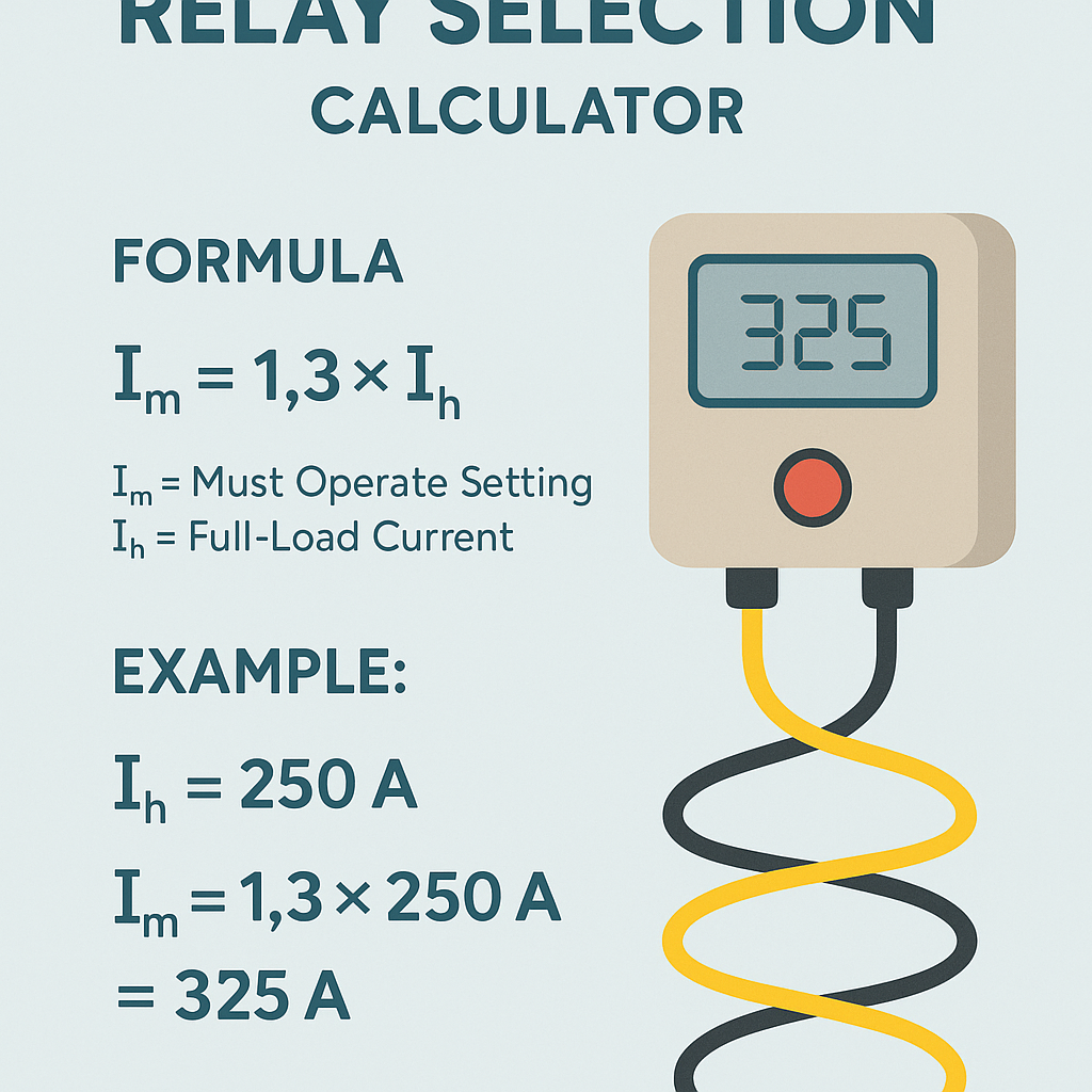 Overcurrent Relay Selection Calculator Must Have Best practices and guide