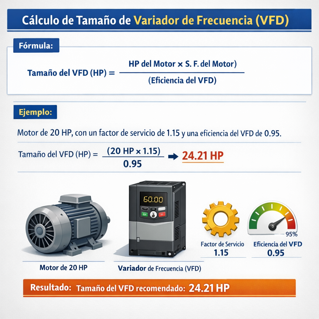 Vfd Variable Frequency Drive Sizing Calculator Best Epic for accurate motor selection